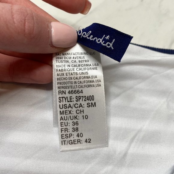 New! Splendid Never Enough Stripe Bikini Bottom - Picture 8 of 11